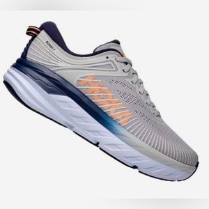 Hoka One One Bondi 7 Women’s Lunar Rock/Black Iris SZ 9